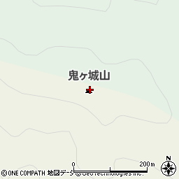 鬼ケ城山周辺の地図