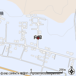 福島県須賀川市木之崎向原周辺の地図