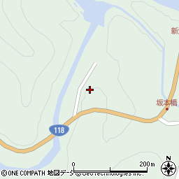 福島県岩瀬郡天栄村湯本下坂本川周辺の地図
