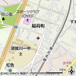 福島県須賀川市稲荷町62周辺の地図
