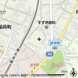 福島県須賀川市南町周辺の地図