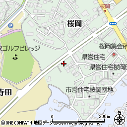 福島県須賀川市桜岡134周辺の地図