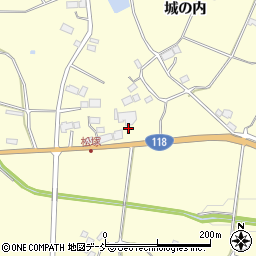 須賀川市消防団第５分団松塚班屯所周辺の地図