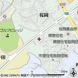 福島県須賀川市桜岡146周辺の地図