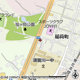福島県須賀川市稲荷町134-1周辺の地図