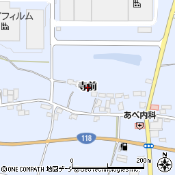 福島県須賀川市木之崎寺前周辺の地図