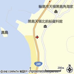 石川県輪島市門前町黒島町ロ127周辺の地図