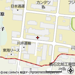 エヌシーアイ電子福島工場周辺の地図