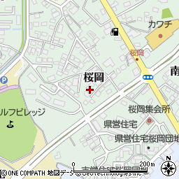 福島県須賀川市桜岡88周辺の地図