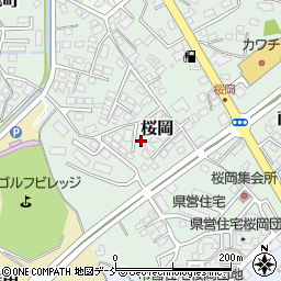 福島県須賀川市桜岡89周辺の地図