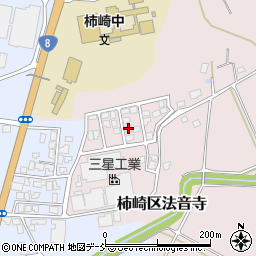 新潟県上越市柿崎区法音寺355-17周辺の地図