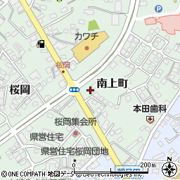 セブンイレブン須賀川南上町店周辺の地図