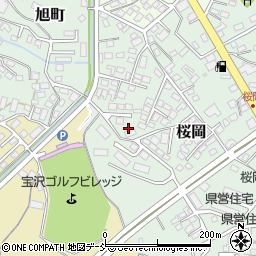 福島県須賀川市桜岡77周辺の地図