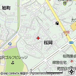 福島県須賀川市桜岡74周辺の地図