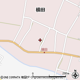 福島県須賀川市横田横屋敷周辺の地図