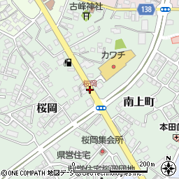 桜岡周辺の地図