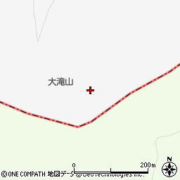 大滝山周辺の地図