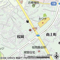 福島県須賀川市桜岡32周辺の地図
