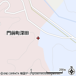 石川県輪島市門前町深田13周辺の地図