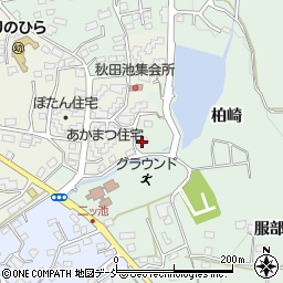 福島県須賀川市和田柏崎周辺の地図
