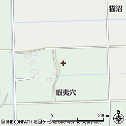福島県須賀川市和田蝦夷穴周辺の地図