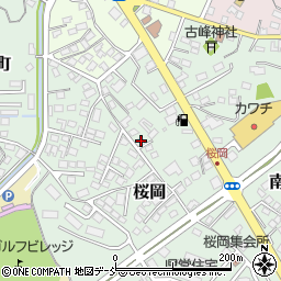 福島県須賀川市桜岡37周辺の地図