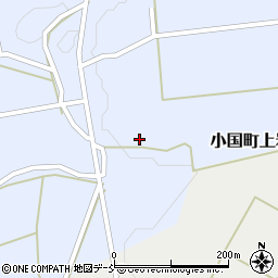 新潟県長岡市小国町上岩田596周辺の地図
