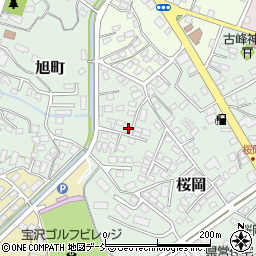 福島県須賀川市桜岡61周辺の地図