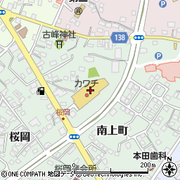 カワチ薬品須賀川東店周辺の地図