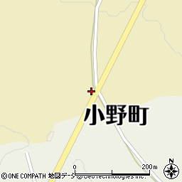 福島県田村郡小野町皮籠石高平周辺の地図