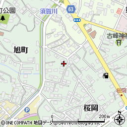 福島県須賀川市桜岡54周辺の地図