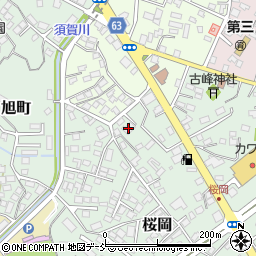 福島県須賀川市桜岡44周辺の地図