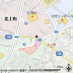 福島県須賀川市北上町94周辺の地図