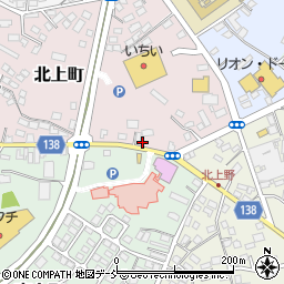 福島県須賀川市北上町96周辺の地図