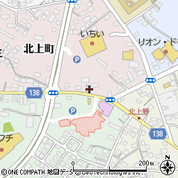 福島県須賀川市北上町97周辺の地図