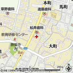 福島県須賀川市大町280周辺の地図