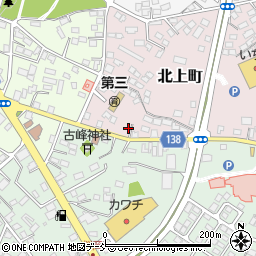 福島県須賀川市北上町153周辺の地図