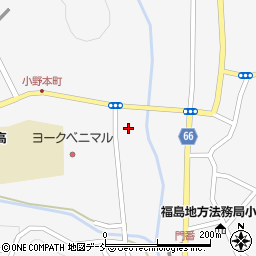 福島県田村郡小野町小野新町本町3周辺の地図