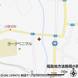 福島県田村郡小野町小野新町本町2周辺の地図