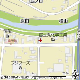 西尾レントオール須賀川周辺の地図