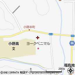 福島県田村郡小野町小野新町本町12周辺の地図