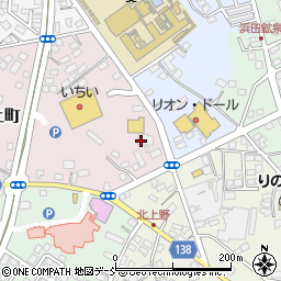 １００円ショップシルク須賀川店周辺の地図
