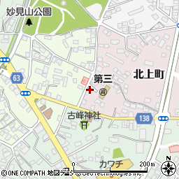 福島県須賀川市北上町165周辺の地図