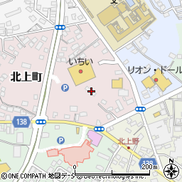 福島県須賀川市北上町80周辺の地図