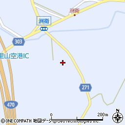 石川県輪島市三井町洲衛下唐毛周辺の地図