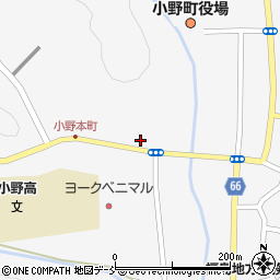 福島県田村郡小野町小野新町本町34周辺の地図