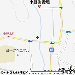 福島県田村郡小野町小野新町本町43周辺の地図