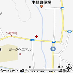 福島県田村郡小野町小野新町本町40周辺の地図