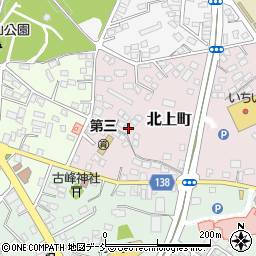 福島県須賀川市北上町131周辺の地図