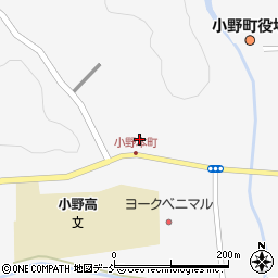 福島県田村郡小野町小野新町本町24周辺の地図
